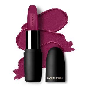 FACESCANADA Weightless Matte Lipstick - Hot Plum 24 (Plum), 4.5G