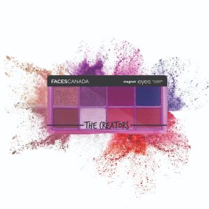 FACES CANADA Magneteyes 8 in 1 Eyeshadow Palette - The Creators, 6.4g