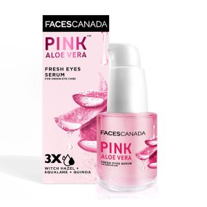 FACESCANADA Pink Aloe Vera Fresh Eyes Serum For Under-Eye Care, 15ml