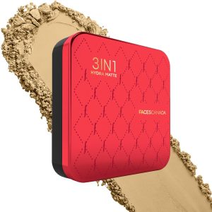 FACES CANADA 3 in 1 All Day Hydra Matte Compact Powder - Natural 03, 9g