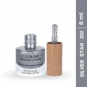 COLORBAR VEGAN NAIL LACQUER (Soothing Star -205) Gray