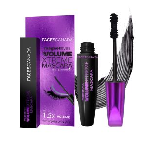 FACES CANADA Magneteyes Volume Xtreme Mascara - Black, 8g | Lengthens Lashes | Waterproof