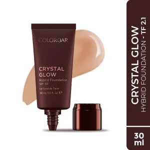 COLOR BAR  Crystal Glow Hybrid Foundation spf 30 Shade: TF 2.1