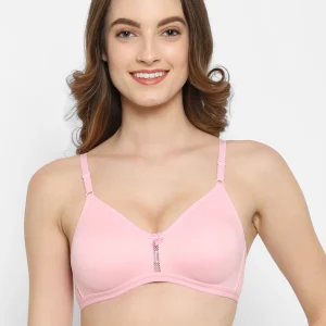 Floret Katrina Comfort-Flex T-Shirt Bra | Non-Wired | Non-Padded | Medium Coverage Pink