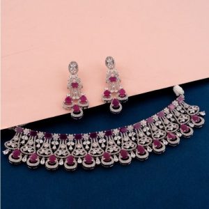 Shree Hari Necklace Set - AST2784RDRB