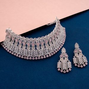 Shree Hari Necklace Set - AST3157RDPK