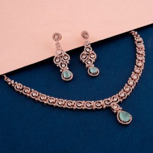 Shree Hari Necklace Set - CZST11RSMT