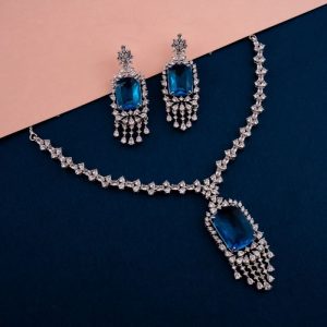 Shree Hari Necklace Set - CZST17RDSK