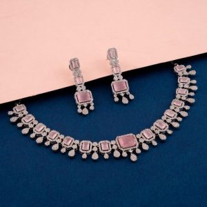 Shree Hari Necklace Set - GAST210RDPK
