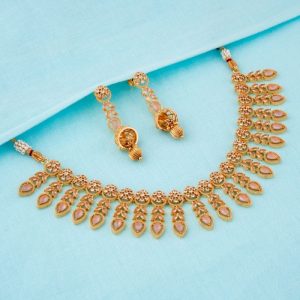 Shree Hari Necklace Set - GAST540PK