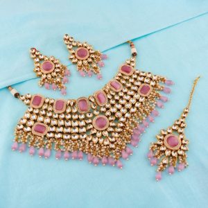 Shree Hari Necklace Set - GKST113PK