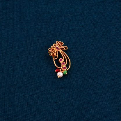 Shree Hari Nose Pin - GTNP2RBG