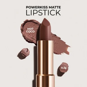 COLOR BAR  POWERKISS MATTE LIPSTICK Shade: Hot Coco