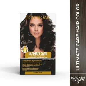 COLORBAR Ultimate care hair color blackest brown 2(145ml) , Blackest brown