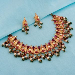 Shree Hari Necklace Set - WST1804RBG
