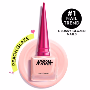 Nykaa Glazed Nail Enamel - Peach Glaze 488