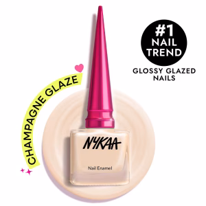 Nykaa Glazed Nail Enamel - Champagne Glaze 490