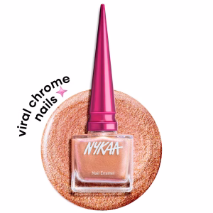 Nykaa Stardust Holographic Long Lasting Chrome Nail Polish - Solar Flare 515