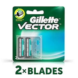 Gillette Vector Twin Blade Pack for Men, 2 pcs, 2 pcs