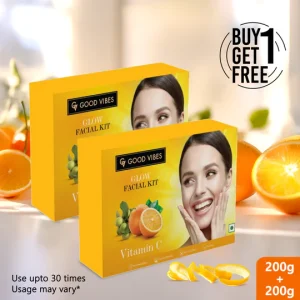 Good Vibes Vitamin C Glow Facial Kit - BUY 1 GET 1(400g)
