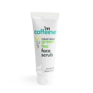 Green Tea Face Scrub with Vitamin C & Hyaluronic Acid - 100 gm