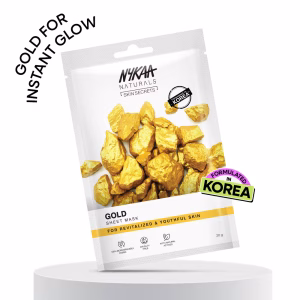 Nykaa Gold Sheet Mask For Revitalized & Youthful Skin-Formulated In Korea-For All Skin Types