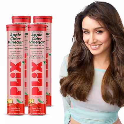 Plix Apple Cider Vinegar Effervescent with the mother 15n