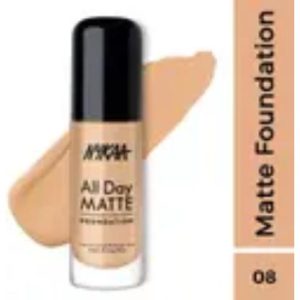 NYKAA All day matte foundation (Olive 08) 30ml Foundation  (Olive, 30 ml)