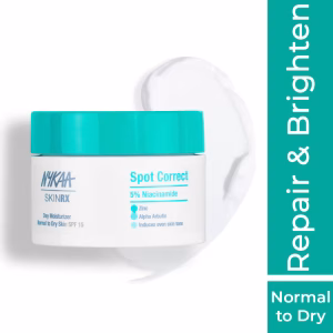 Nykaa SkinRX 5% Niacinamide Day Moisturizer SPF 15 for Spot Correction & Hydration Normal-Dry Skin