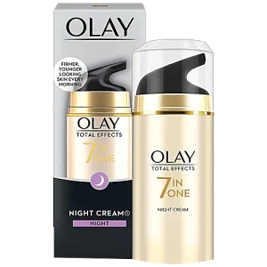 Olay Total Effects 7-In-One Anti-Ageing Night Skin Cream - For Firmer Skin, 20 g
