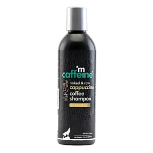 mCaffeine Naked & Raw Cappuccino Coffee Shampoo - Anti Dandruff, Reduces Frizz, 250 ml