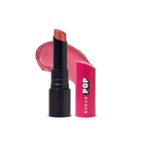 SUGAR POP Ultrastay Transferproof Lipstick 01 Pink Paradise - 4 gms - Enriched with Vitamin E | Smooth Glide | Waterproof | Longlasting|Moisturizing lipstick