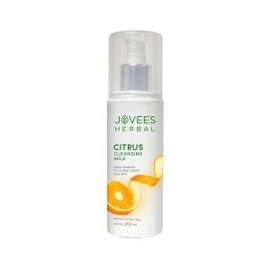 Jovees Herbal Citrus Cleansing Milk For soft, Clean & Healthy skin with Lemon Peel,Almond & Coconut Oil