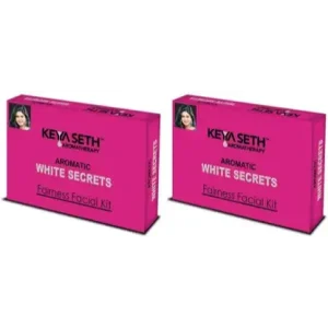 KEYA SETH AROMATHERAPY Aromatic White Secrets Fairness Facial Kit (Fairness Facial Polisher, Fairness Facial Toner