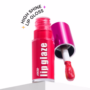 Nykaa Lip Glaze High Shine and Pigment Lip Gloss Oil Lip Glaze - Cherry Custard