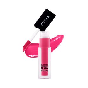 SUGAR Cosmetics Cloud Nine Niacinamide Glow Blush | Long lasting & Ultra-Pigmented | Dewy Finish | 7.6ml - 04 Candy Pink
