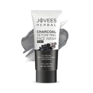 Jovees Herbal Activated Charcoal Detoxifying Face Wash For Anti Pollution
