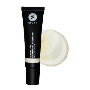 SUGAR Cosmetics Bling Leader Illuminating Moisturizer | Strobe Cream with Vitamin E | Lightweight | Protects against Pollution | 25ml - 01 Gold Diggin