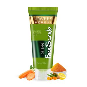 Jovees Herbal De-Tan Scrub With SPF For Brightening & Revitalizing Face Scrub 50g