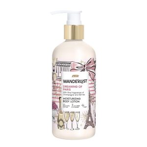 Nykaa Wanderlust Dreaming of Paris Moisturizing Body Lotion, Champagne & Berries Scent, Deep Hydration Daily Body Care for Soft & Smooth Skin, 300ml