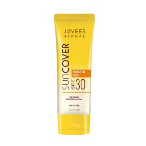 Jovees Herbal Sandalwood Natural Sun Cover SPF 30 Sunscreen 100gm