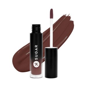 SUGAR Cosmetics Mousse Muse Lip Cream | Lasts 24+ Hrs | Creamy Mousse Lipstick | Waterproof & Smudgeproof | 5ml - 14 The Foxes