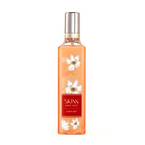 SKINN by Titan Citrus Zest Long-lasting Body Mist for Her/Women - 230 mL Body Mist for Women | Fragrance for Women | For Daily Use | Premium Fragrance | Women's Perfume | Gift for women