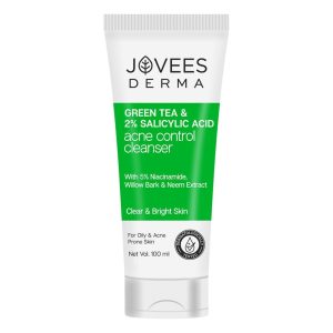 Jovees Herbal Derma Green Tea Pore Cleansing Face Wash 100Ml