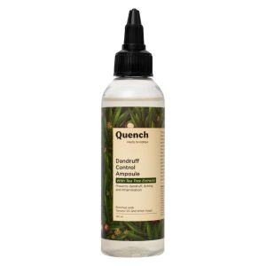 QUENCH Dandruff Control Hair Serum With Tea Tree Extracts | Treats Dandruff, Flakes & Greasy Scalp | Strengthens & Deeply Conditions | Made In Korea (100Ml)