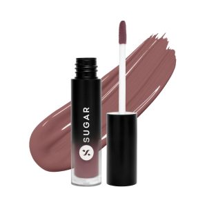 SUGAR Cosmetics Mousse Muse Lip Cream | Lasts 24+ Hrs | Creamy Mousse Lipstick | Waterproof & Smudgeproof | 5ml - 12 Roseate Spoonbill