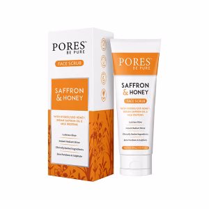 Pores Be Pure Saffron & Honey Face Scrub With Milk Proteins