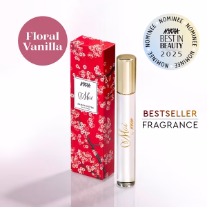 Nykaa Moi Matin Floral Fresh Travel Size Mini Perfume With White Rose & Magnolia For Women (Copy)Moi Raison D'Etre Fruity Floral Mini Perfume With Rose, Lily & Vanilla For Women
