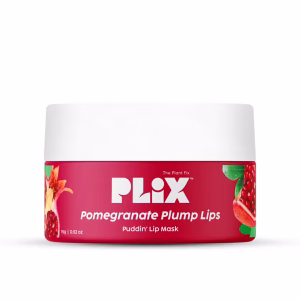 Plix Pomegranate Plump Lips Puddin’ Mask for Overnight Repair & Moisturization
