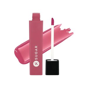 SUGAR Cosmetics Drop A Tint Lip Oil | Glossy & Tinted | Longlasting | Transferproof & Smudgeproof | (04 Roman Rose, 4ml)